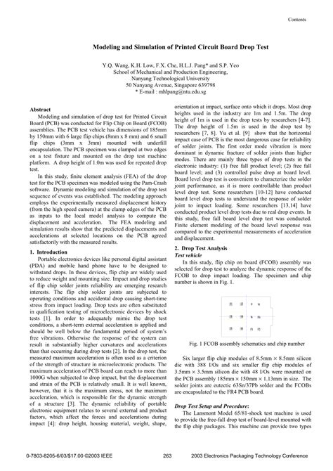 drop test simulation of multilayered board|(PDF) Modeling and simulation for a drop.